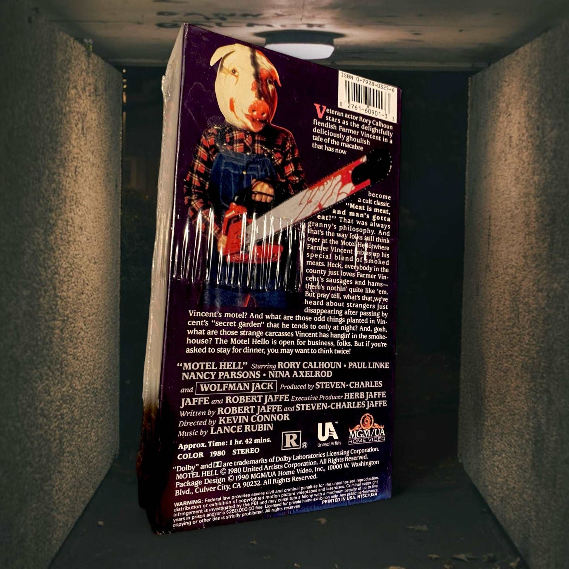 Factory Sealed "Motel Hell" VHS - Midnight Relics