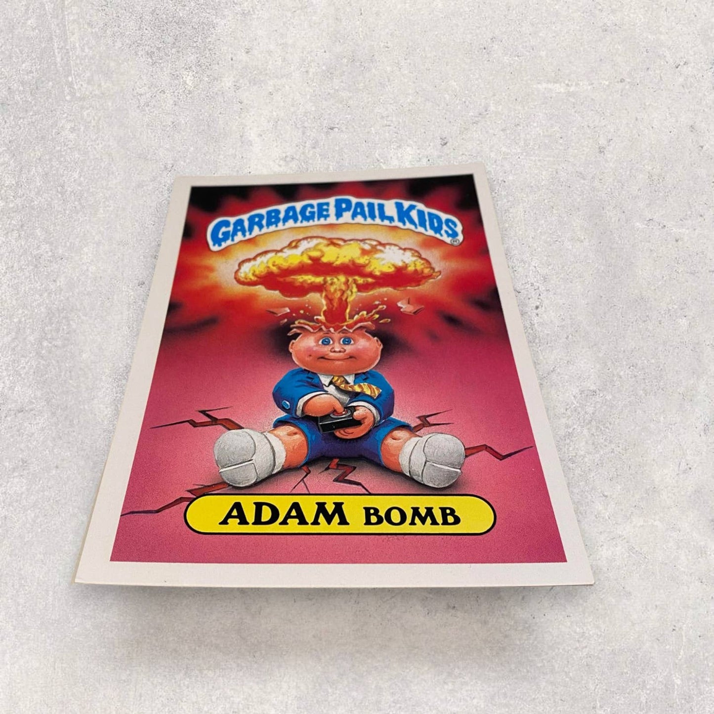 Garbage Pail Giant "Adam Bomb" Card - Midnight Relics